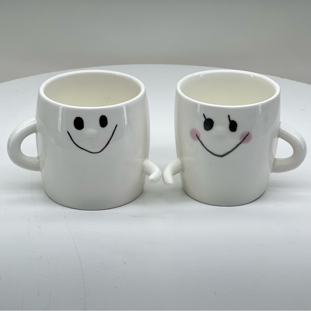 YOU & I Mug Cup Set Couple Japan Cute Marriage Friends Gift Coffee Tea Kitchen